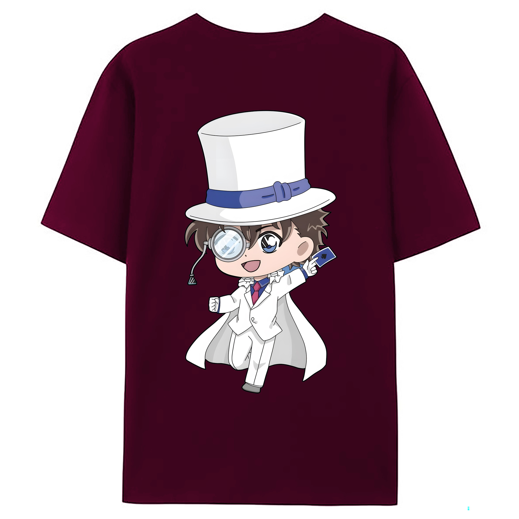 （画像用） 名探偵コナン くろば かいと Detective Conan Kuroba Kaito レディース半袖Tシャツ(バックプリント)